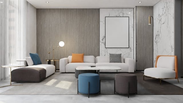 白いフローリング