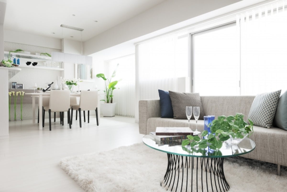 白いフローリング